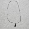 Image 1 : Vintage Pewter Wizard Charm Necklace