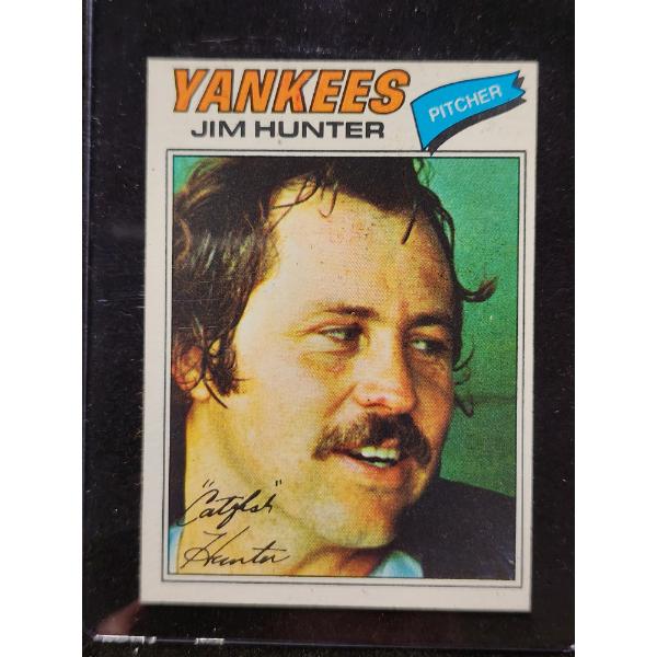 1977 Topps #280 Jim Hunter Baseball Trading Card
