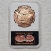 Image 2 : 1 oz Copper Round featuring a "Seated Liberty" Design