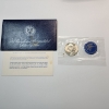 Image 1 : United States Mint 1974 40% Silver Uncirculated Eisenhower Dollar in Original Blue Packaging