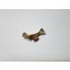 Image 2 : 10K Multi-Color Gold Leaf Necklace Pendant - Total Weight: 1.1g