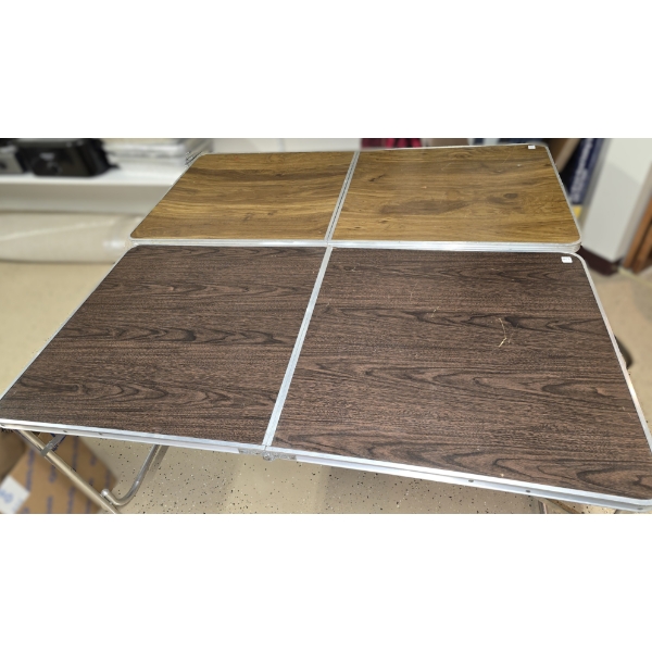 (2) Light Duty Folding Tables - 30x60 & 30x63, 28" Tall