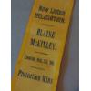 Image 6 : Historical Lot William McKinley Medal - 1890 Election Silk  - Medal Honoring WWII 