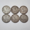 Image 5 : Six Assorted Years United States 90% Silver Walking Liberty Half Dollars - Face Value: $3.00