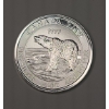 Image 1 : 2019 Royal Canadian Mint 1/2 Oz .9999 Fine Silver Polar Bear Coin