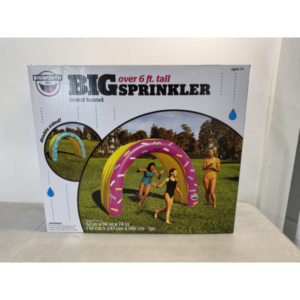 Big Donut Tunnel Sprinkler - Over 6 Feet Tall - New In The Box