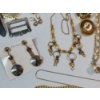 Image 5 : Large Lot of Assorted Costume Jewelry: Necklaces, Mickey Mouse Watch, Earrings, Bracelets, Pins