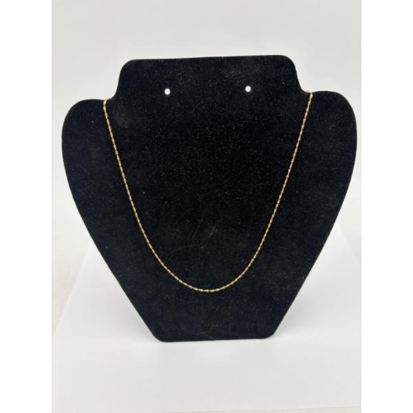 Gorgeous 14K Necklace - 2 feet long unclapsed - 1 foot long clasped - 3.2 Grams 