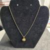 Image 1 : 14k Gold Necklace with Cherub Pendant - 5g Total Weight