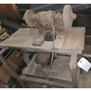 Image 1 : Vintage Grinder Attached to Metal Table