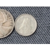 Image 6 : Two 80% Silver 1950 Canadian Coins - One Dime & One Quarter