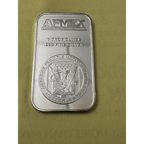 Beautiful APMEX One Troy Ounce .999 Fine Silver Bar - Mint Condition