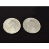 Image 1 :  2 - 2023 South African Krugerrand .999 Fine Silver Troy Ounce Coin - MINT CONDITION