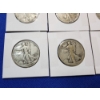 Image 4 : 6 Walking Liberty Silver Half Dollars 1941, 1942, Unknown Years FV: $3.00