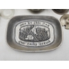 Image 2 : Lot of Vintage Assorted & Mixed Metal Trays, Cups, Glassware