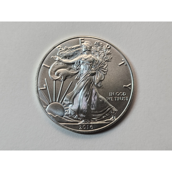 2016 American Eagle 1 Oz 99.9% Fine Silver Dollar