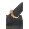 Image 2 : Women's Vintage 10K Yellow Gold Diamond Cluster Bypass Ring - Size 5 - Weight: 2.6g