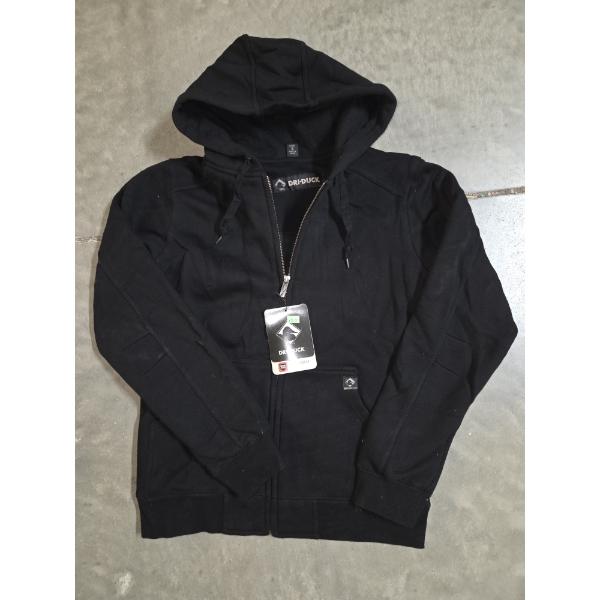 Ladies Small Brand New With Tags Dri Duck Power Fleece Zip Up In Black