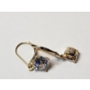 Image 4 : 14K P Gold Earrings with Cubic Zirconia Stones - Total Weight 2.2g 
