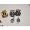 Image 8 : Assorted Vintage Men's Cufflinks & Button Studs 