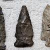 Image 6 : EARLY AMERICAN! Antique Assortment of Native American Stone Artifacts including Arrow/Spear Heads