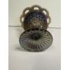 Image 3 : Blue Carnival Glass Dish - Multicolored Tint