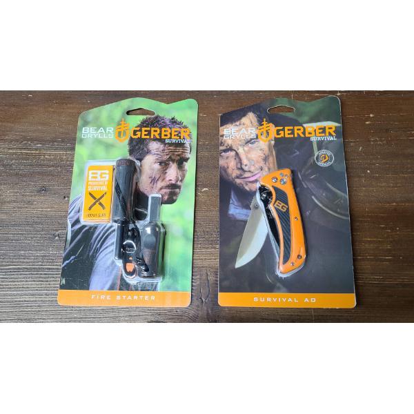 Bear Grylls Survival AO Knife & Fire Starter Tool In Packaging 