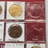Image 10 : Large Red Binder with Two Pages of Assorted Tokens, Medals, Commemoratives - See Photos! 