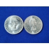 Image 1 : 1961 & 1962 Canadian Voyager 80% Silver Dollars 
