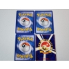 Image 6 : x4 Vintage Holo Pokemon Trading Cards: Magnemite, Swadloon, Pidgeotto, Energy