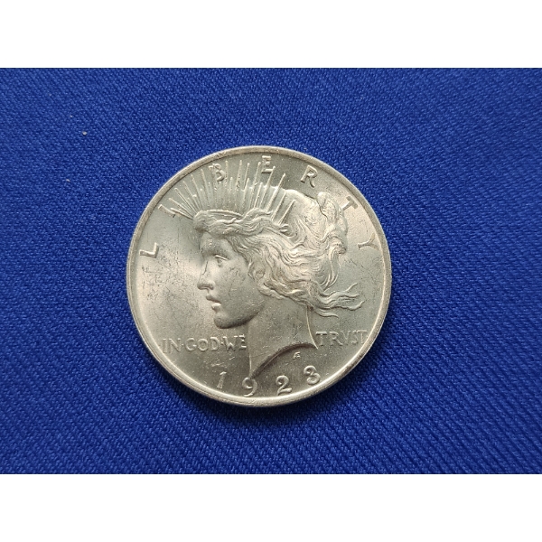 1923 90% Silver Peace Dollar in Excellent Condition