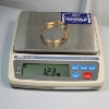 Image 4 : 10K Yellow Gold Wire-Wrapped Hook Bangle Bracelet - Total Weight: 12.3g