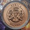 Image 3 : 2026 African Big 5 "Starry Night Fusion" Rhinoceros 1 oz .999 Fine Copper Round