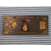 Image 2 : 2013 - $100 Dogecoin Moon Money .999999 24K Gold Back In Protective Holder - Mint Condition
