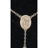 Image 2 : Sterling Silver 16" Rosary Necklace - Weight: 11.1g