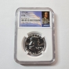 Image 1 : NGC PF 68 United States 1957 90% Silver Franklin Half Dollar w/ Facsimile Signature 