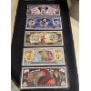 Image 1 : Rare Set Of Disney Dollars - Million Dollar Bills In Protective Holder - Mint Condition