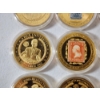 Image 5 : 9 Assorted U.S. Gold-Tone Commemorative Coins 
