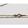 Image 2 : 14K Yellow Gold Triangle-Link 21" Necklace TW: 2.4g