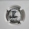 Image 3 : NGC PF70 Reverse Proof MERCANTI SIGNED 2018-S Block Island 90% Silver U.S. Quarter First Day