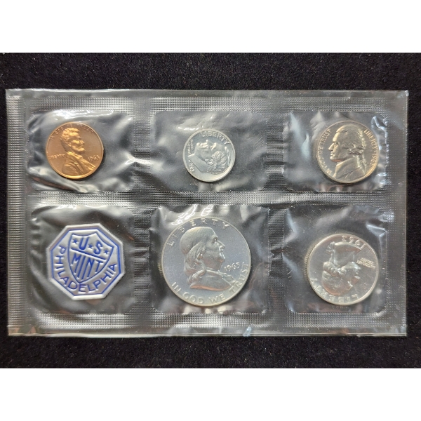 1963 United States Proof Set Ft. $0.85 Face Value in 90% Silver