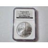 Image 1 : "Silver Dollar Set" 2006-W American Eagle - 1 oz .999 Fine Silver - 20th Anniv. NGC MS 69