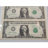 Image 4 : Uncut Sheet of United States $1 Federal Reserve Notes FV: $4.00