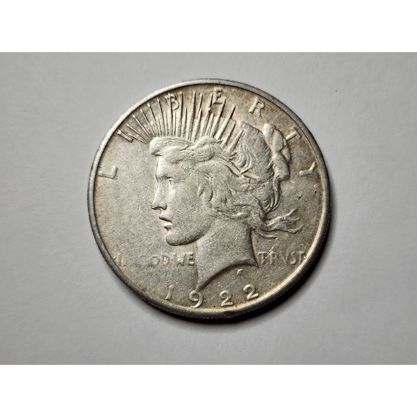 UNITED STATES 1923-S SILVER PEACE DOLLAR ~ Minted at the San Francisco Mint with 90% Silver