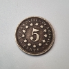 Image 3 : United States 1868 Shield Nickel 