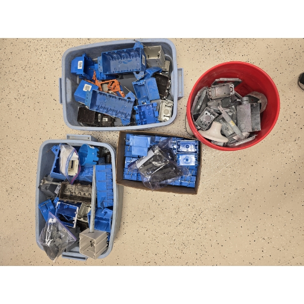 Electrical Gang Boxes - 4 boxes
