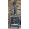 Image 1 : Vintage & Like New - "Olympic" Wood Burning Cast Iron & Steel Stove - Superb Condition