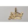 Image 2 : Tests As 14K Yellow Gold "Special Friend & Italian Horn Pendant - Total Weight: 1.8g