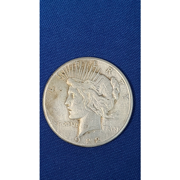 1922-S 90% Silver Peace Dollar