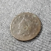 Image 3 : 1800's United States Large Cent Coin ~ Date Worn But Still Slightly Visible ~ Likely 1835